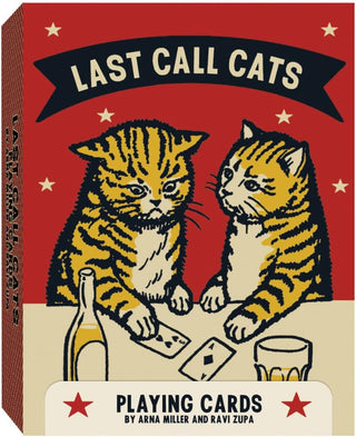 Last Call Cats Playing Cards