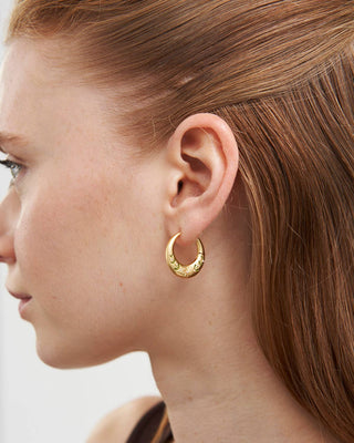 Niva Mistletoe Hoop Earrings