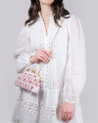 Pansy Pink Victoriana Clutch