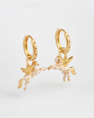 Pegasus Huggie Earring