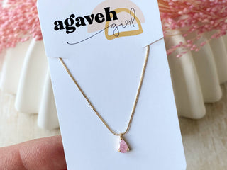 Pink Petal Necklace