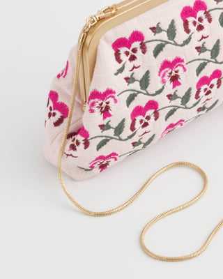 Pansy Pink Victoriana Clutch