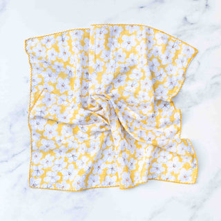 Pastel Flower Square Scarf
