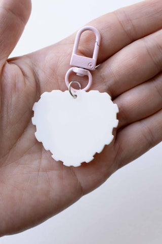 Cherry Heart Keychain