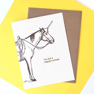 You Are A Magical Unicorn Card