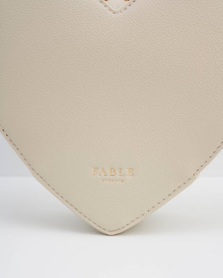 Penelope Heart Crossbody in Stone