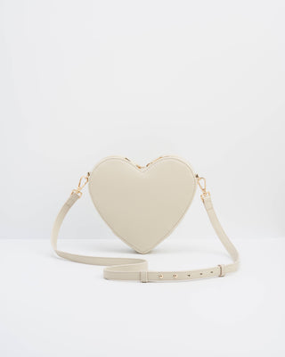 Penelope Heart Crossbody in Stone