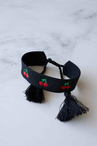 Vintage Cherry Adjustable Bracelet