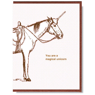 You Are A Magical Unicorn Card
