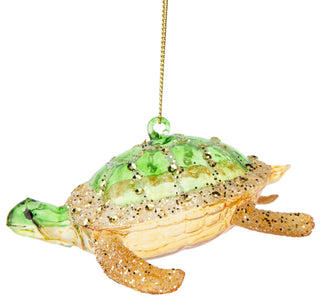 Blown glass turtle