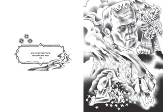 Classic Horror Movies Coloring Book