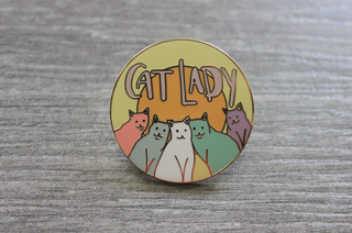 Cat Lady- Hard Enamel Pin