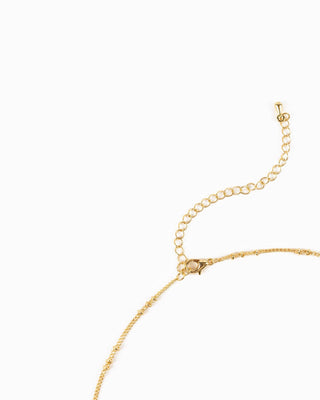 Small Milgrain Clover Pendant with Unique Ball Chain Necklace
