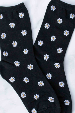 Daisy Pattern Socks
