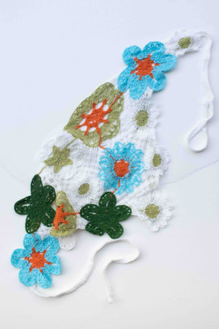 Ocean Breeze Crochet Hair Scarf