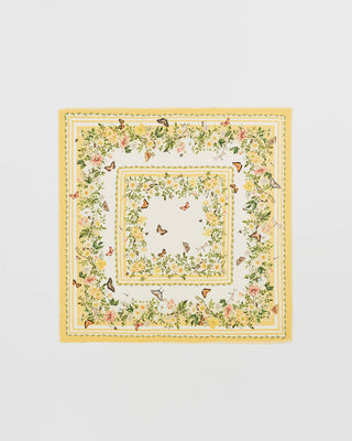 Cybele Yellow Narrative Square Scarf