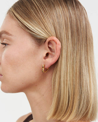 Orla Hedgerow Heart Hoop Earrings