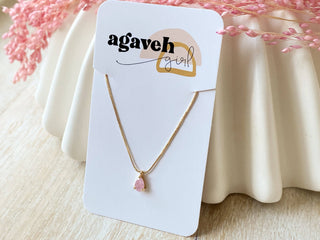 Pink Petal Necklace