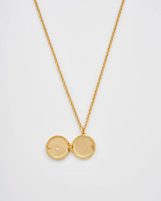 Sun Locket Necklace