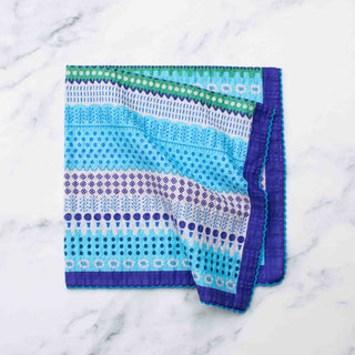 Colorful Patterned Square Scarf