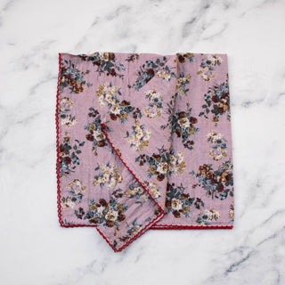 Antique Floral Cotton Scarf