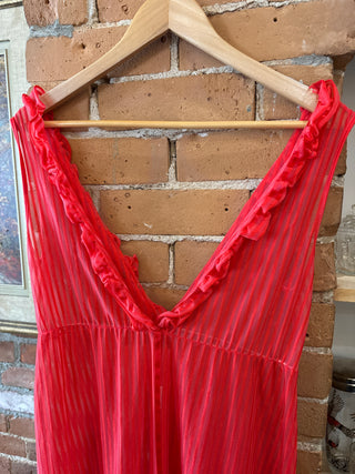 Vintage Hollywood Deep V Slip Dress Nighty