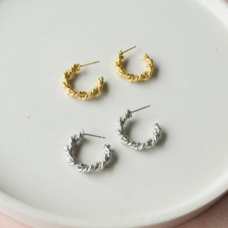 Aella Whirlwind Hoop Earrings