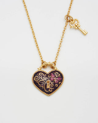 Hera Heart Lock & Key Necklace