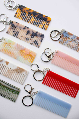 Eco Acetate Comb Bag Charm