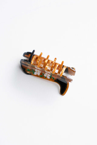 Floral Western Boot Design Featuring Magnolia Blossoms