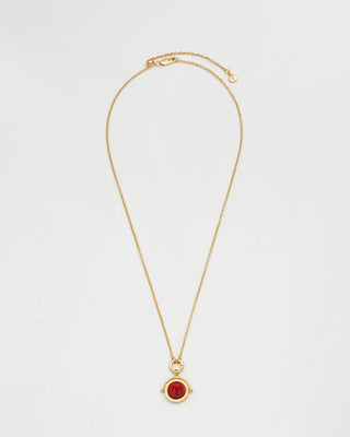 Aries Zodiac Spinner Necklace