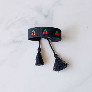 Vintage Cherry Adjustable Bracelet