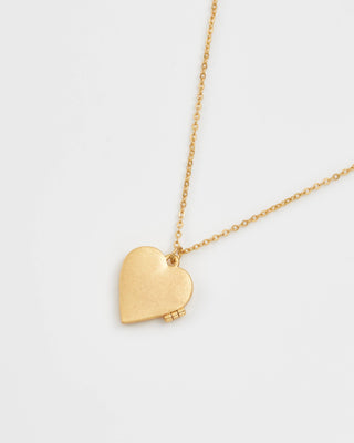 Swallow Heart Locket Chain Necklace