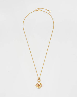 Leo Zodiac Spinner Necklace
