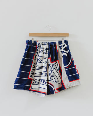 Reworked NY Yankees Towel Shorts - Size Medium to Large