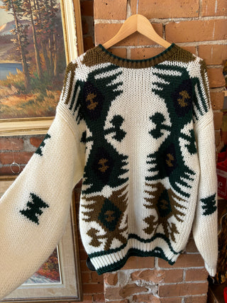 Wool Knit Alpine Sweater