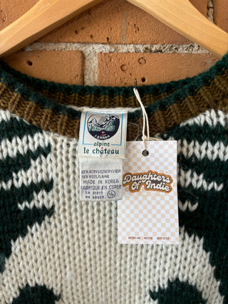 Wool Knit Alpine Sweater