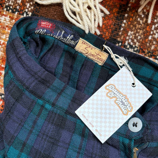 Vintage Eatons Wool Plaid Kilt Skirt