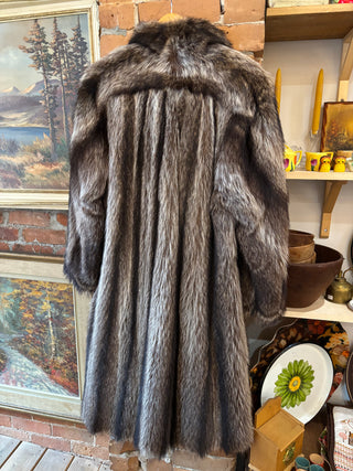 Vintage Racoon Fur Coat