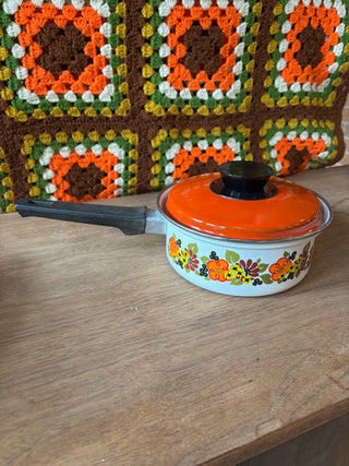 Vintage Austrian Enamel Cookware Set