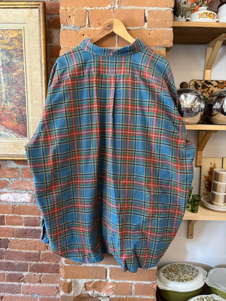 Vintage Ralph Lauren Blue Plaid Button Up