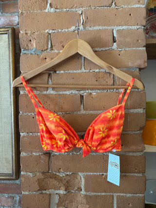 Vintage Bikini Top - Orange
