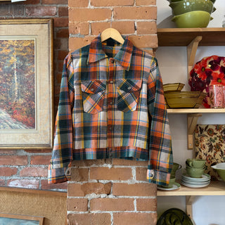 Vintage Fall Vibes Cropped Plaid