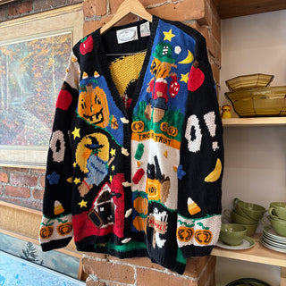 Eagles Eye Knit Halloween Cardigan
