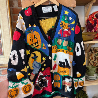 Eagles Eye Knit Halloween Cardigan