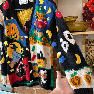 Eagles Eye Knit Halloween Cardigan