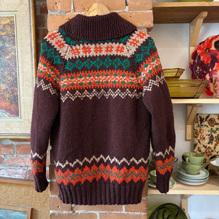 Fall Vibes Zip Cowichan Sweater