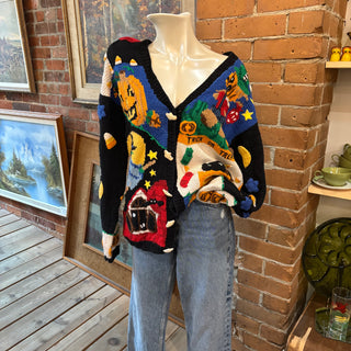 Eagles Eye Knit Halloween Cardigan