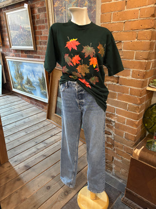 Falling Leaves Canadian Naturalist Tee