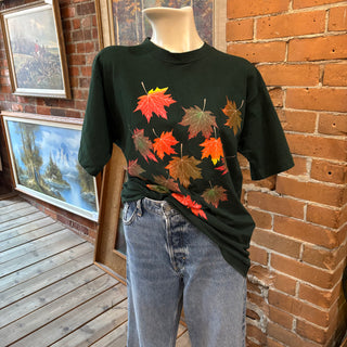 Falling Leaves Canadian Naturalist Tee